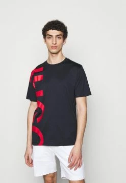 HUGO DAWS - Print T-shirt - Dark Blue