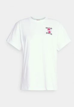 HUGO VINTAGE TEE - Print T-shirt - White -HUGO Shop a9c328fef56447e9b89ba2074e3a8b58
