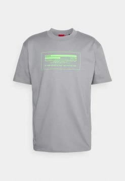 HUGO DANFORD - Print T-shirt - Silver -HUGO Shop aa57e744253d48568a5c4c8f06154611