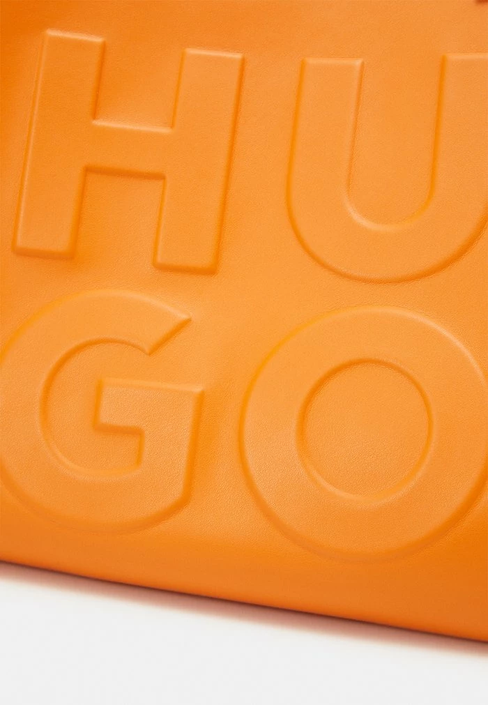 HUGO GWEN SHOPPER - Tote Bag - Medium Orange 5 HUGO GWEN SHOPPER - Tote Bag - Medium Orange - Image 5