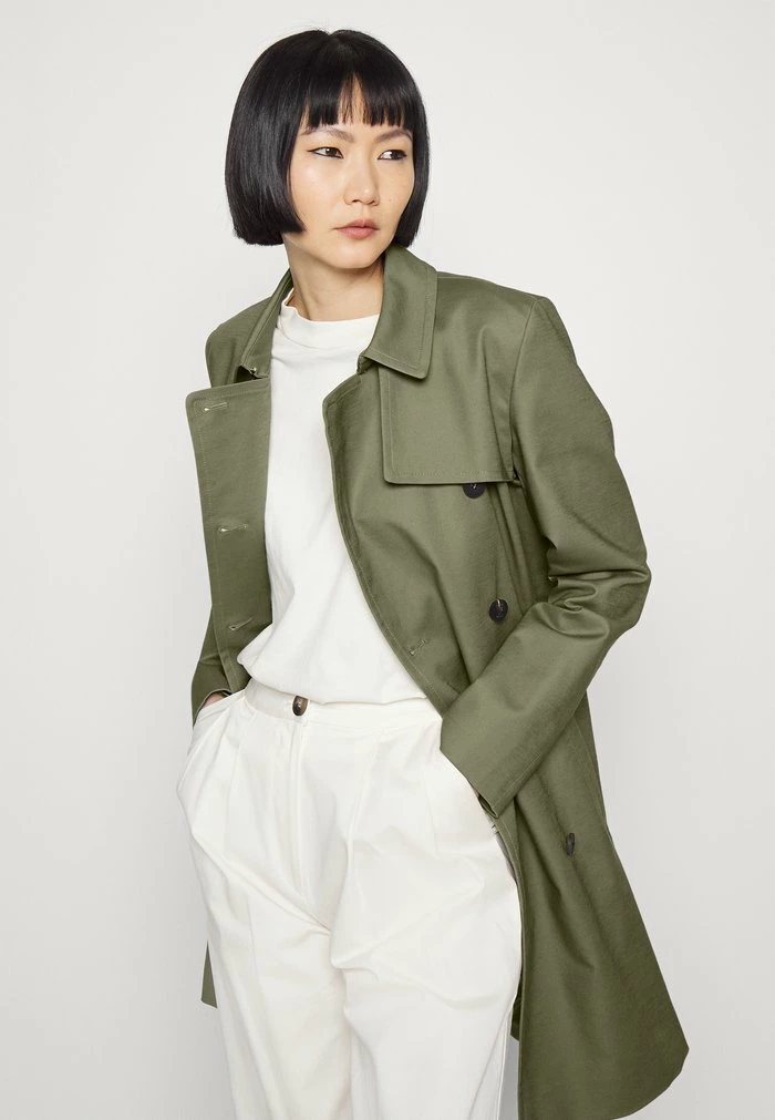 HUGO MAKARAS - Trenchcoat - Khaki 4 HUGO MAKARAS - Trenchcoat - Khaki - Image 4