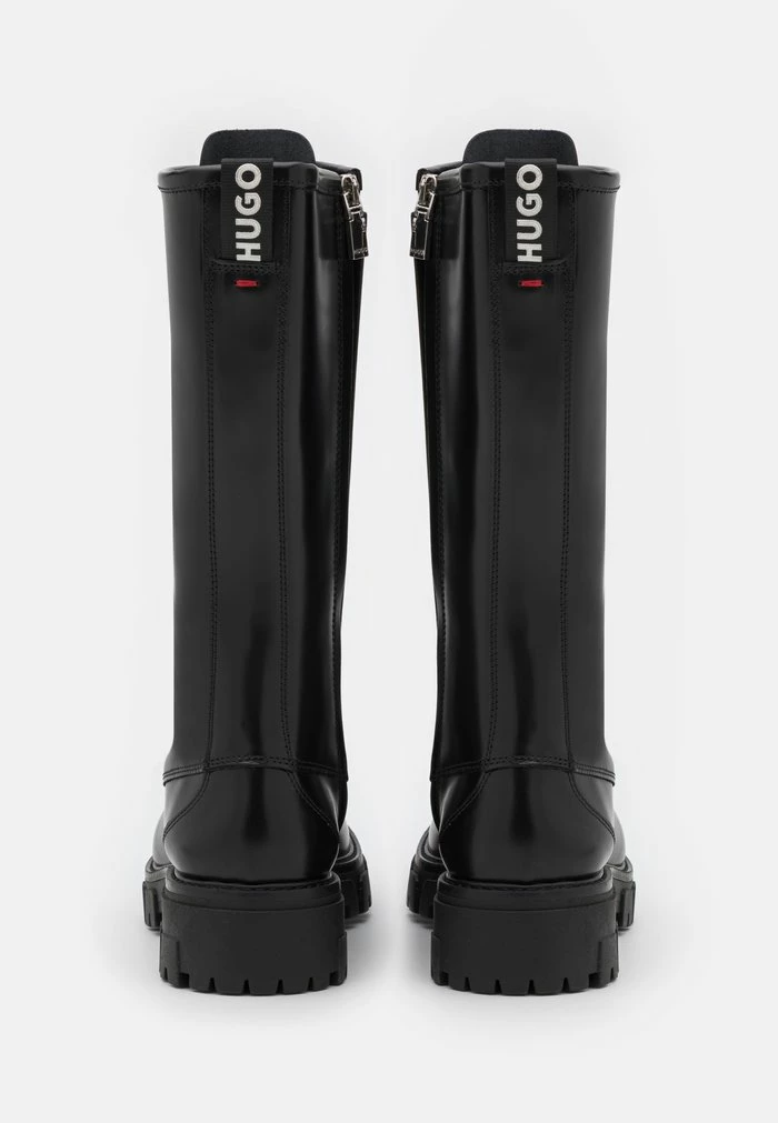 HUGO AXEL MID BOOT - Lace-up Boots - Black 4 HUGO AXEL MID BOOT - Lace-up Boots - Black - Image 4