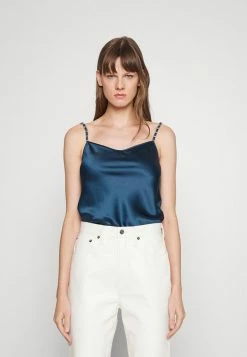 HUGO CERMILA-1 - Top - Dark Blue/petrol