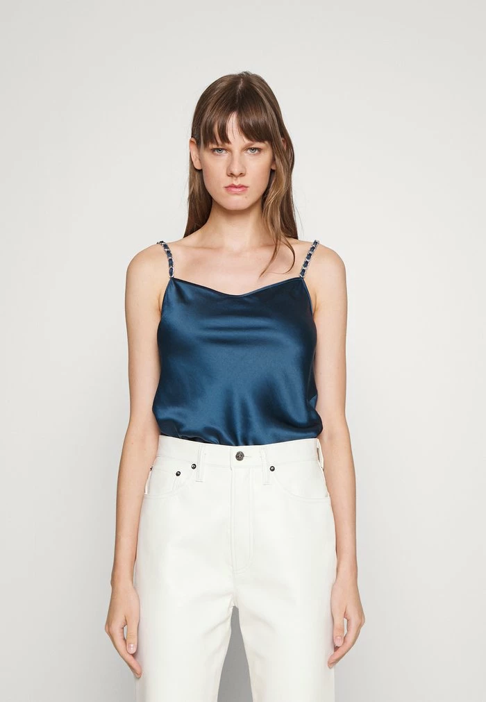 HUGO CERMILA-1 - Top - Dark Blue/petrol 1 HUGO CERMILA-1 - Top - Dark Blue/petrol