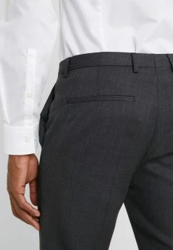 HUGO HESTEN - Suit Trousers - Charcoal -HUGO Shop adb621bff94b436e8d9756c9728a8ffb
