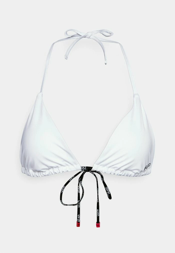 HUGO TRIANGLE PURE - Bikini Top - White 5 HUGO TRIANGLE PURE - Bikini Top - White - Image 5