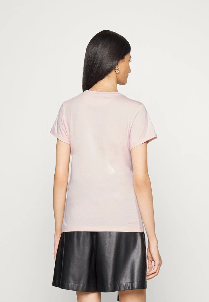 HUGO THE SLIM - Basic T-shirt - Pastel Pink 3 HUGO THE SLIM - Basic T-shirt - Pastel Pink - Image 3