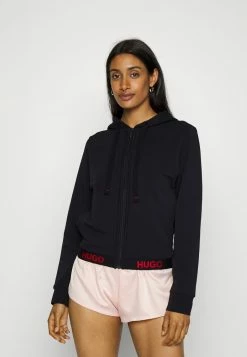 HUGO SPORTY LOGO JACKET - Zip-up Sweatshirt - Black