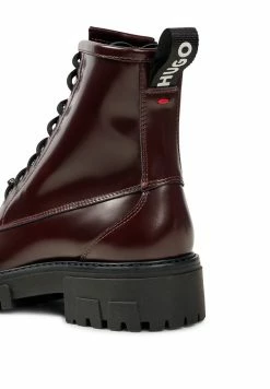 HUGO AXEL - Lace-up Ankle Boots - Dark Brown -HUGO Shop b625cbb2f2004dc2a652fabbb08dc9a7