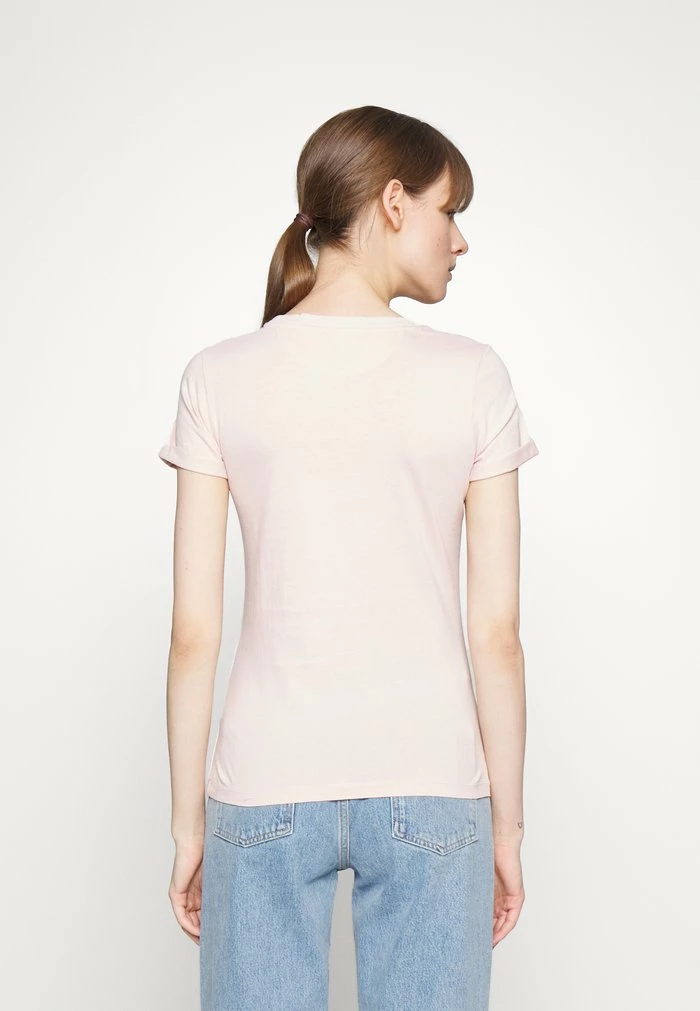 HUGO THE SLIM TEE - Print T-shirt - Light Pastel Pink 3 HUGO THE SLIM TEE - Print T-shirt - Light Pastel Pink - Image 3