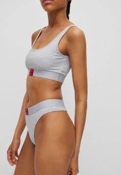 HUGO THONG LABEL - Thong - Medium Grey -HUGO Shop bab127d8ccaf4ac5bbdf32c86020bd28