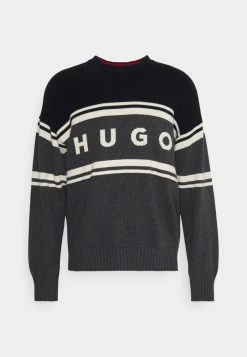 HUGO SOPID - Jumper - Dark Grey -HUGO Shop bb9ee2a565a0433c8f257e6d463f0e13