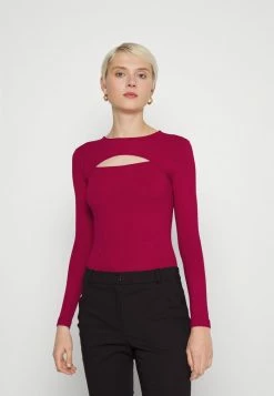 HUGO NEXINE - Long Sleeved Top - Open Red