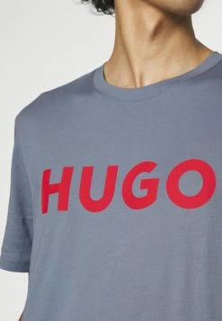 HUGO DULIVIO - Print T-shirt - Bright Blue -HUGO Shop c5dddf5a34d14d03b15fb0600a5722cf