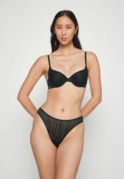 HUGO UNDERWIRE BRA SHEER - Underwired Bra - Black