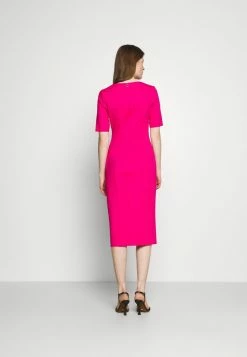 HUGO KELISEA - Jersey Dress - Bright Pink -HUGO Shop c9a21f56836b4d22a8f1d539181ff69a