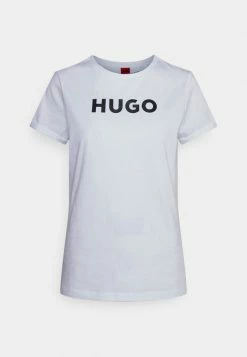 HUGO THE TEE - Print T-shirt - White