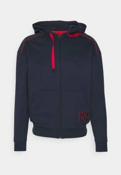 HUGO MONOLOGO JACKET HOOD - Zip-up Sweatshirt - Dark Blue 12 HUGO MONOLOGO JACKET HOOD - Zip-up Sweatshirt - Dark Blue -HUGO Shop ce5456e442d14013989967c5dde58dd4