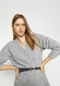 HUGO SALMETTE - Cardigan - Medium Grey -HUGO Shop cefa1ae4c8a34df0af43333c4cae4c67