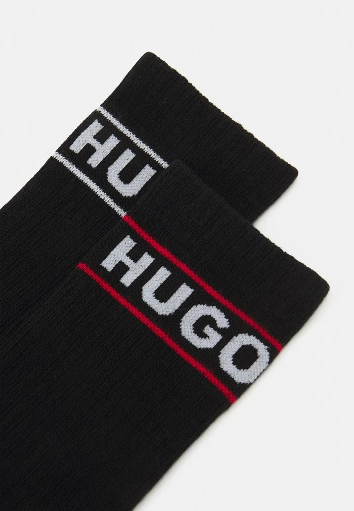 HUGO LOGO 2 PACK - Socks - Black 2 HUGO LOGO 2 PACK - Socks - Black - Image 2