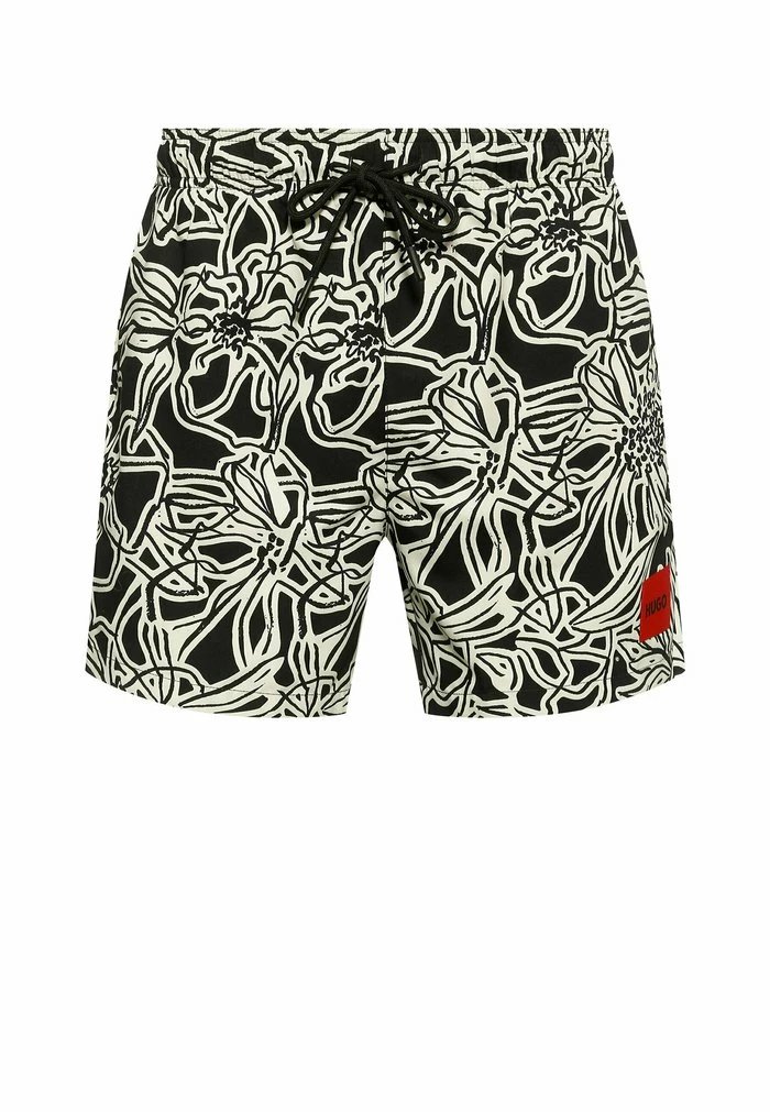 HUGO ALOHA - Swimming Shorts - Light Yellow One 1 HUGO ALOHA - Swimming Shorts - Light Yellow One