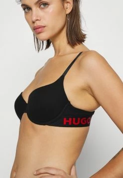 HUGO UNDERWIRE BRA SPORTY LOGO - Underwired Bra - Black -HUGO Shop cfb69be28a60425099de73d45cbce7d2