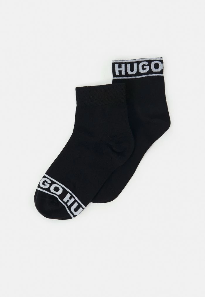 HUGO LOGO 2 PACK - Socks - Black 1 HUGO LOGO 2 PACK - Socks - Black