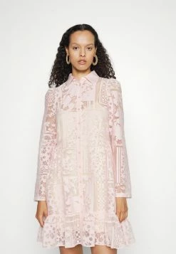 HUGO KLOTILDE - Shirt Dress - Light Pastel Pink
