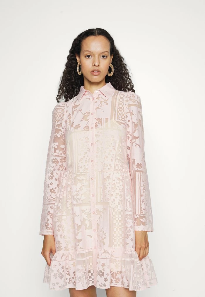 HUGO KLOTILDE - Shirt Dress - Light Pastel Pink 1 HUGO KLOTILDE - Shirt Dress - Light Pastel Pink