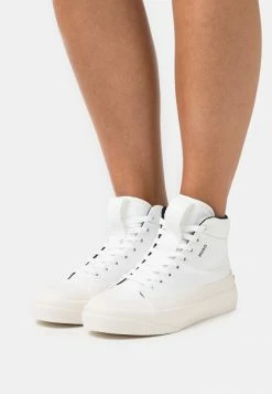 HUGO DYER - High-top Trainers - White