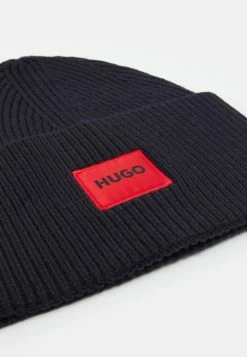 HUGO XAFF UNISEX - Beanie - Navy -HUGO Shop dbfa975c2b874df5b1f69348e12d5def