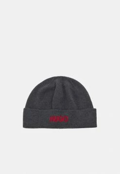 HUGO HAT UNISEX - Beanie - Grey