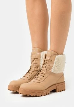HUGO AXEL LACE - Winter Boots - Light/pastel Brown