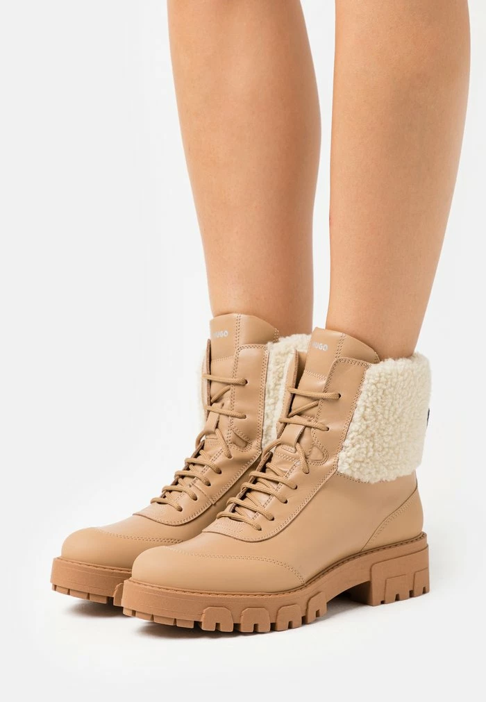HUGO AXEL LACE - Winter Boots - Light/pastel Brown 1 HUGO AXEL LACE - Winter Boots - Light/pastel Brown