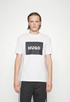HUGO Print T-shirt - Natural