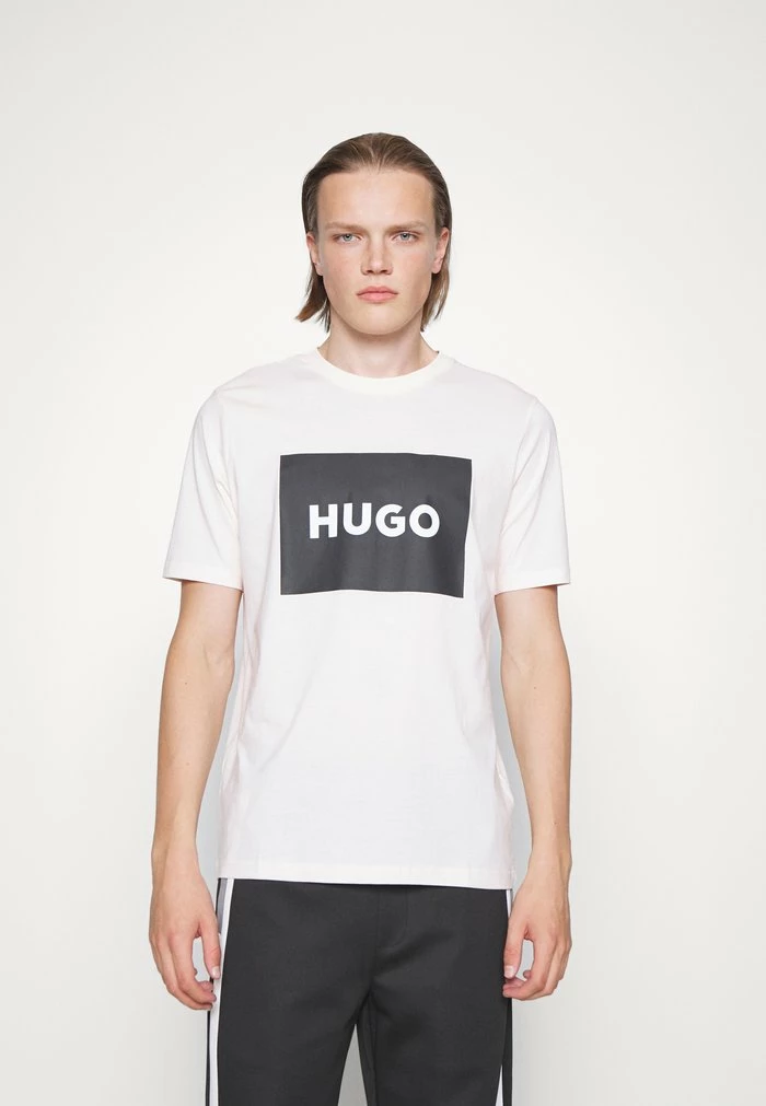 HUGO Print T-shirt - Natural 1 HUGO Print T-shirt - Natural