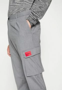 HUGO GLAVIN - Cargo Trousers - Open Grey -HUGO Shop e660669318264a3f89cd3eb3043ac72a