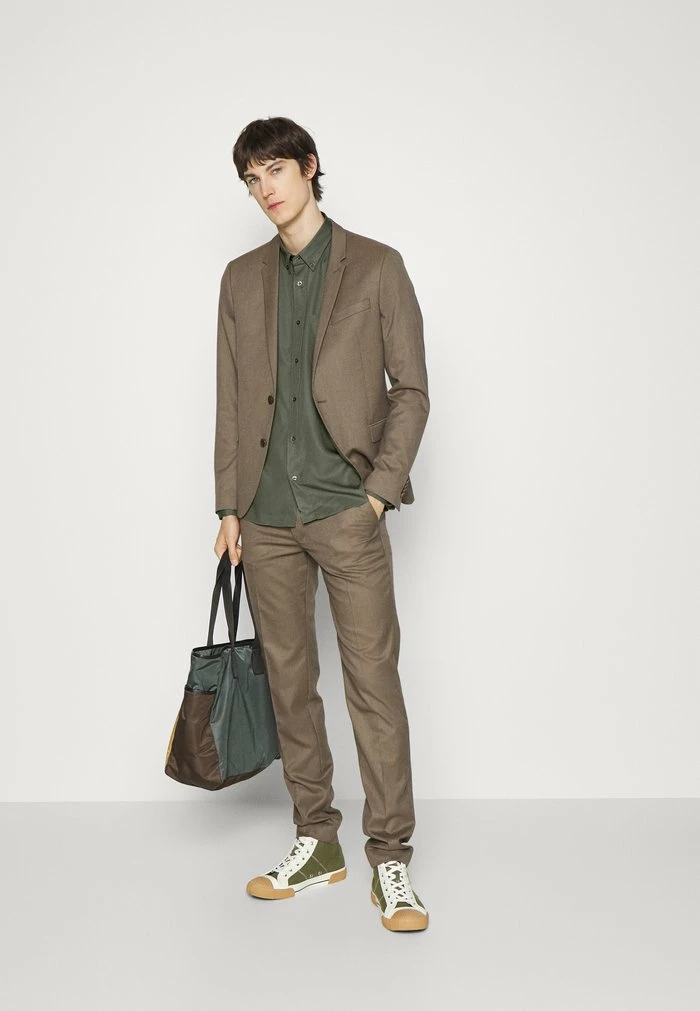 HUGO ERMANN - Shirt - Dark Beige 2 HUGO ERMANN - Shirt - Dark Beige - Image 2