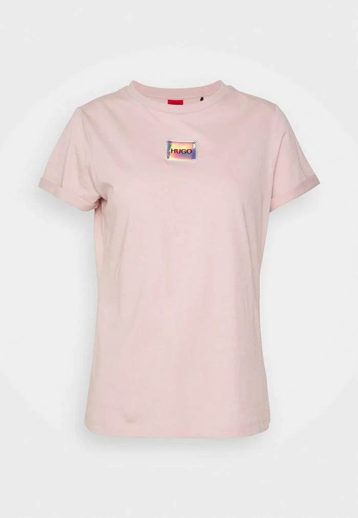 HUGO THE SLIMTEE - Print T-shirt - Light/pastel Pink 4 HUGO THE SLIMTEE - Print T-shirt - Light/pastel Pink - Image 4