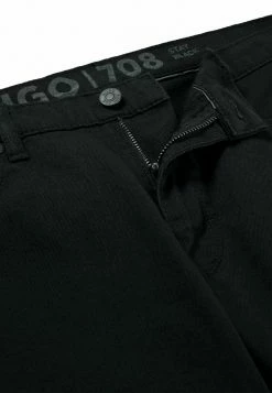 HUGO Straight Leg Jeans - Black One -HUGO Shop eb3b360ef17d44b68dc89433370ec363