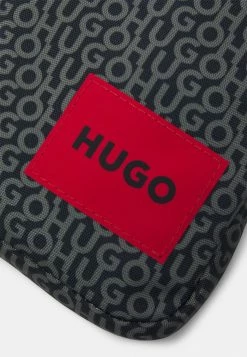 HUGO ETHON UNISEX - Across Body Bag - Black -HUGO Shop f078e4859eb344de956bea2e0cc63a61
