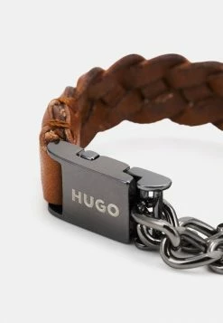 HUGO BRACE UNISEX - Bracelet - Medium Brown -HUGO Shop f194f7adfe5c451d922b96b53f655bf5