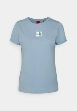 HUGO THE SLIMTEE - Print T-shirt - Light Pastel Blue -HUGO Shop f1b12c1b718a4a919badfb51da23e664