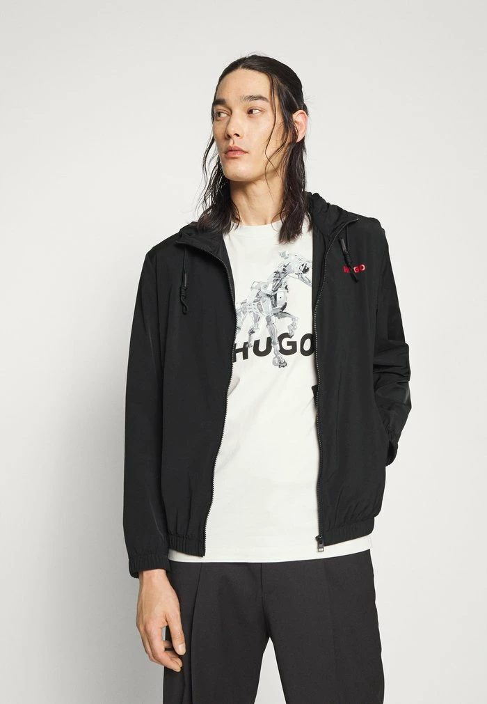 HUGO BENJOE - Windbreaker - Black 4 HUGO BENJOE - Windbreaker - Black - Image 4