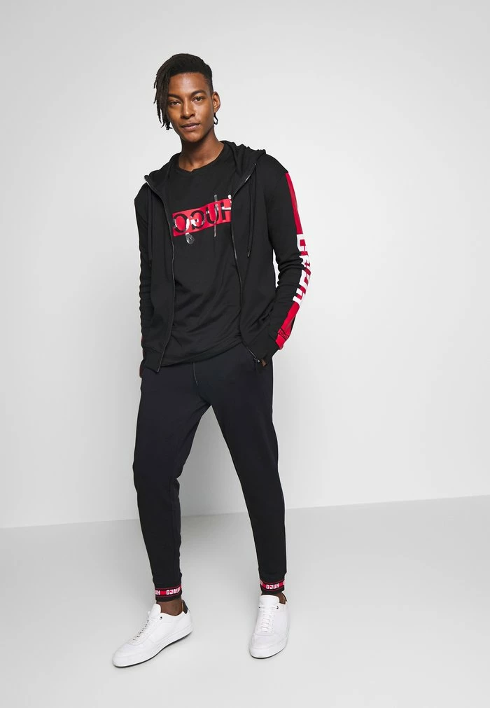 HUGO DOAK - Tracksuit Bottoms - Black 2 HUGO DOAK - Tracksuit Bottoms - Black - Image 2