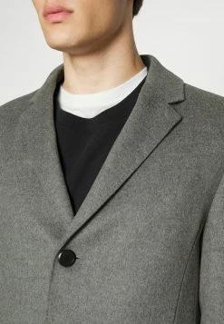 HUGO MIGOR - Short Coat - Medium Grey -HUGO Shop fda5fa592dd148f8a1272e8d5383b9ef